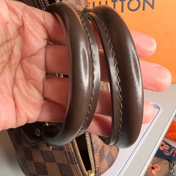 Authentic Louis Vuitton Damier Ebene Canvas Speedy 25 Bandouliere - Picture 3 of 16